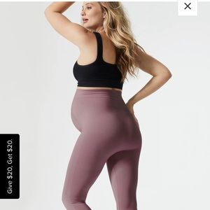 BLANQI Everyday Highwaist Postpartum + Nursing Support Leggings Sz XL